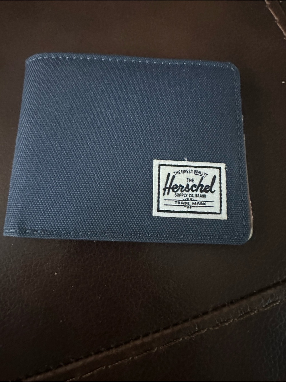 Herschel Supply Company Men’s Navy Canvas Bifold Wallet new
